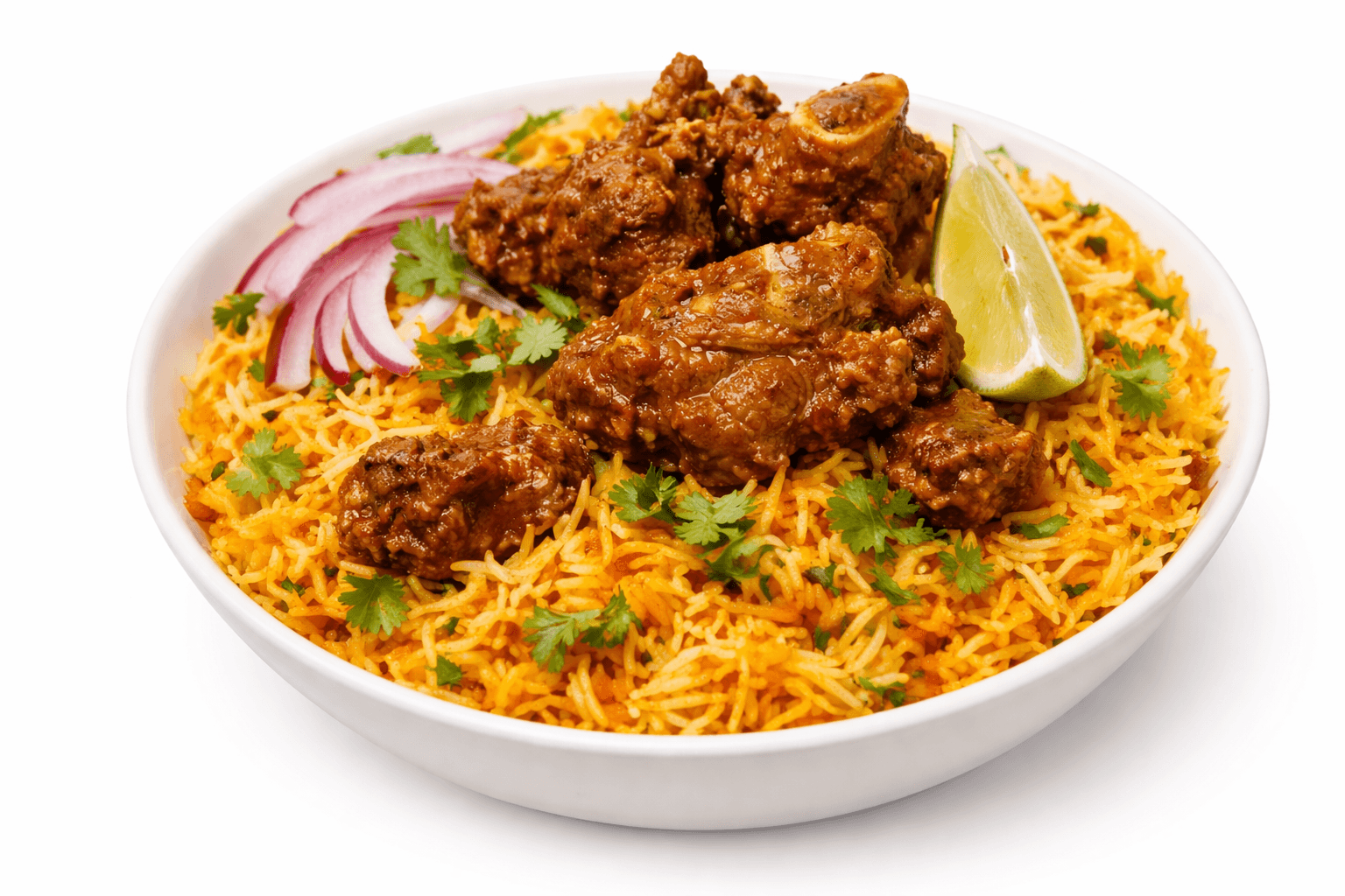 Goat dum biryani